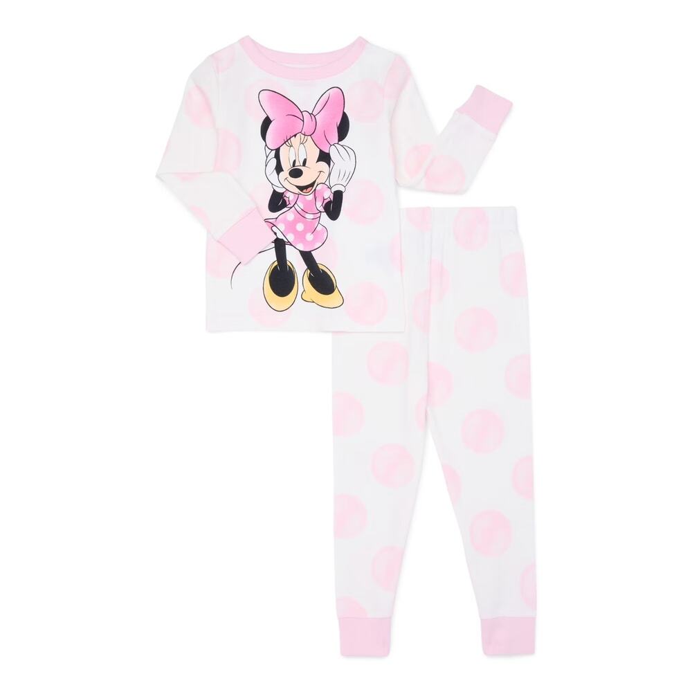 Character Toddler Long Sleeve Shirt and Pants Pajama Set, 2-Piece, Sizes 3T